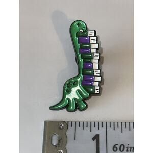 Dinosaur With Books Pin Brooch